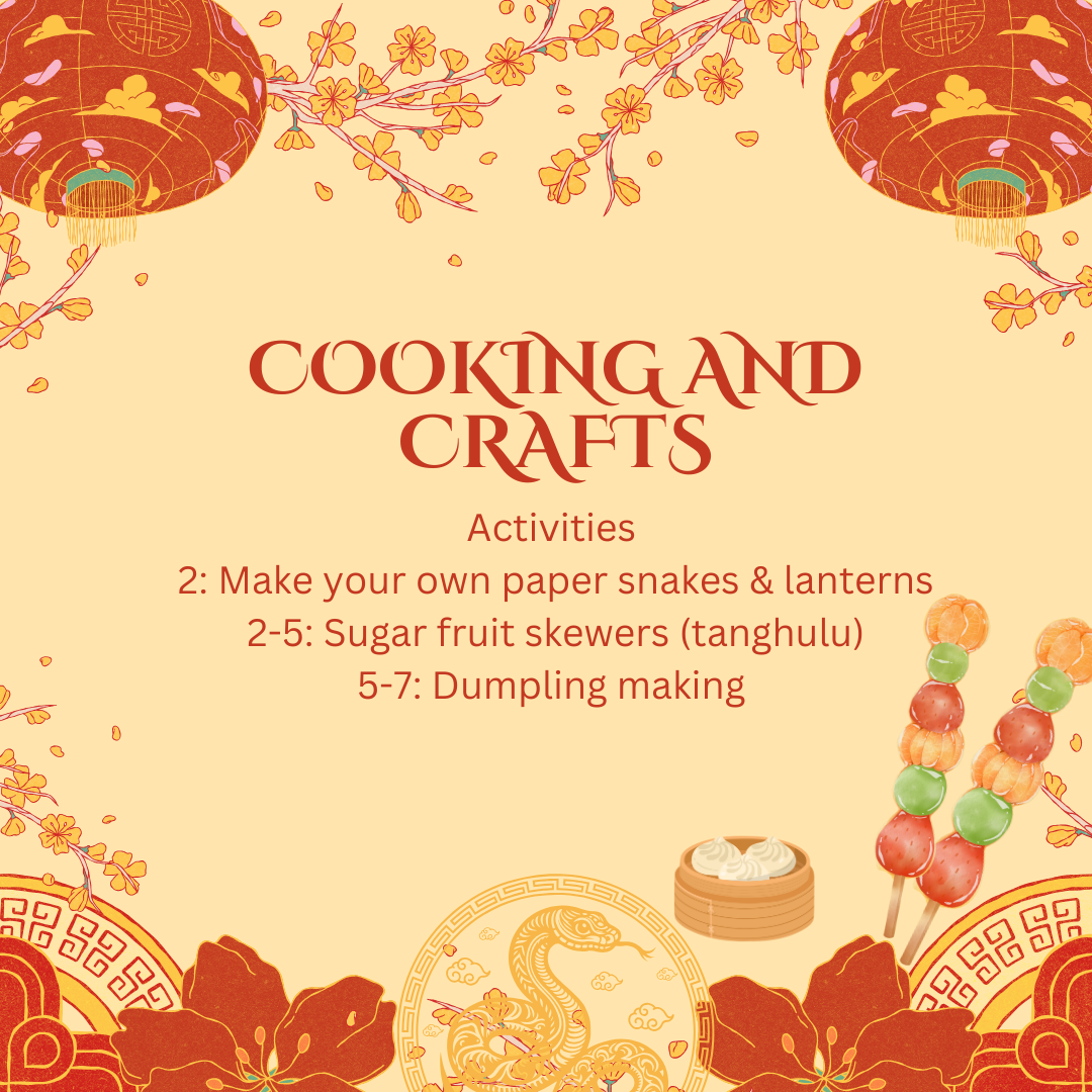 The Joy of Lunar New Year: Cooking and Crafts Experience